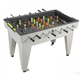 Taula de futbolí en color gris